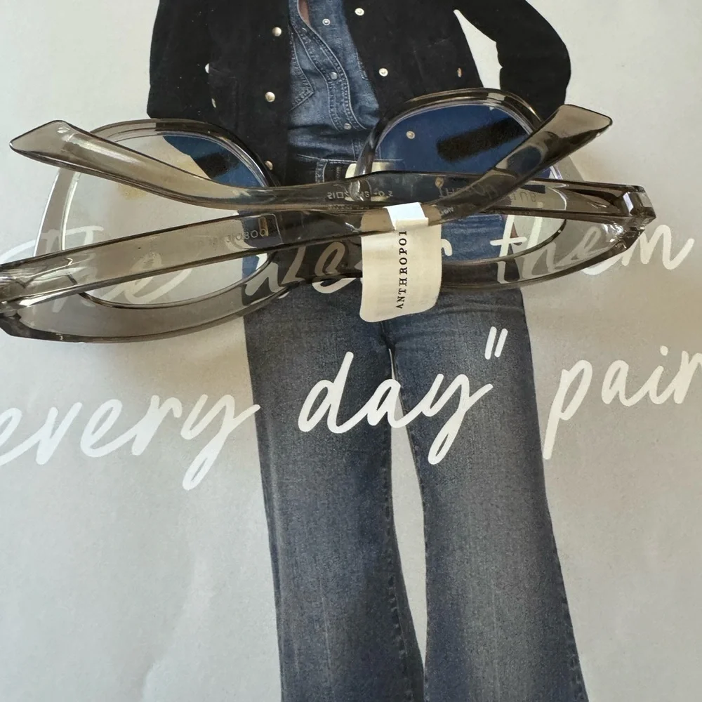 Anthropologie chic transparent